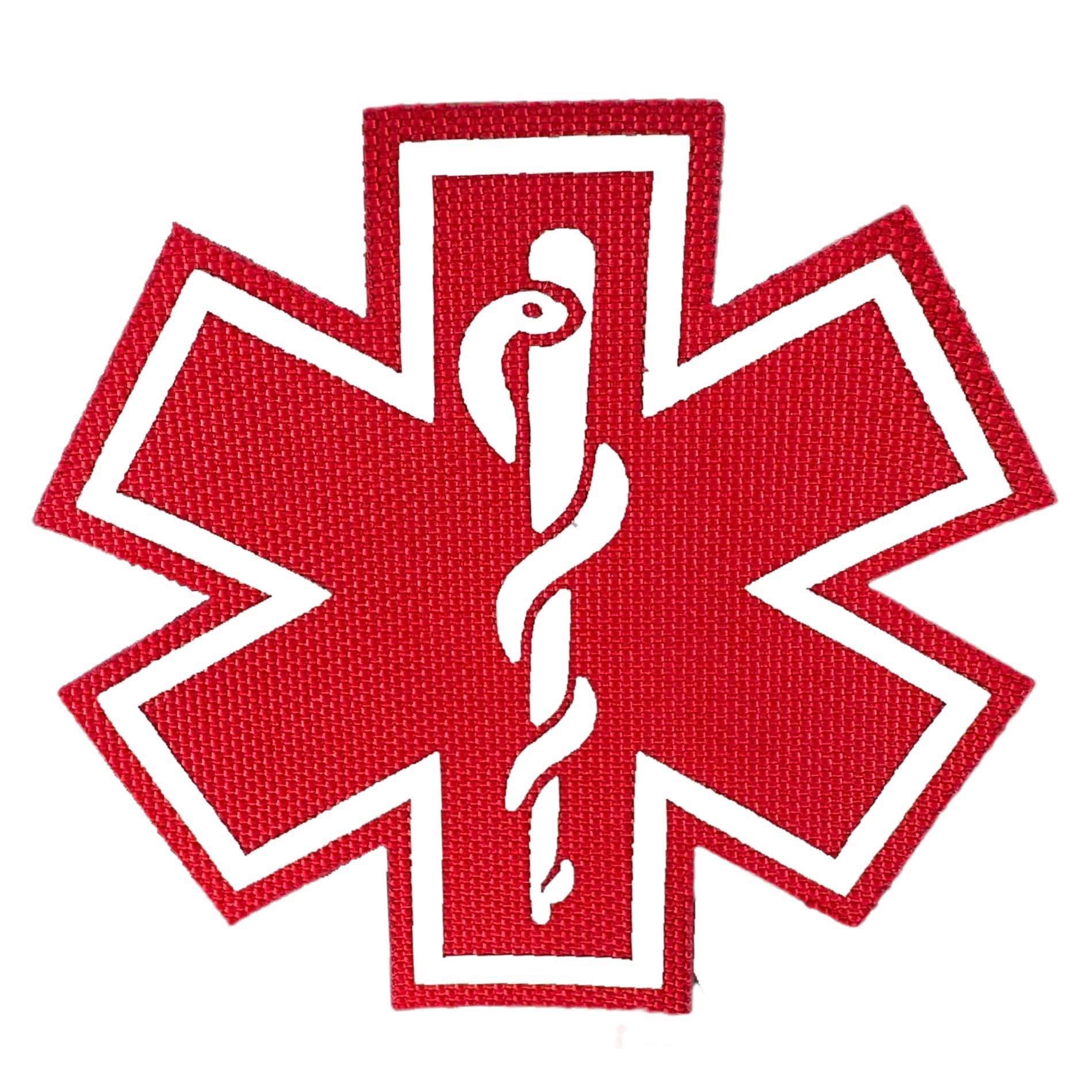 Laser Cut Patch - Medical Star of Life Reflective