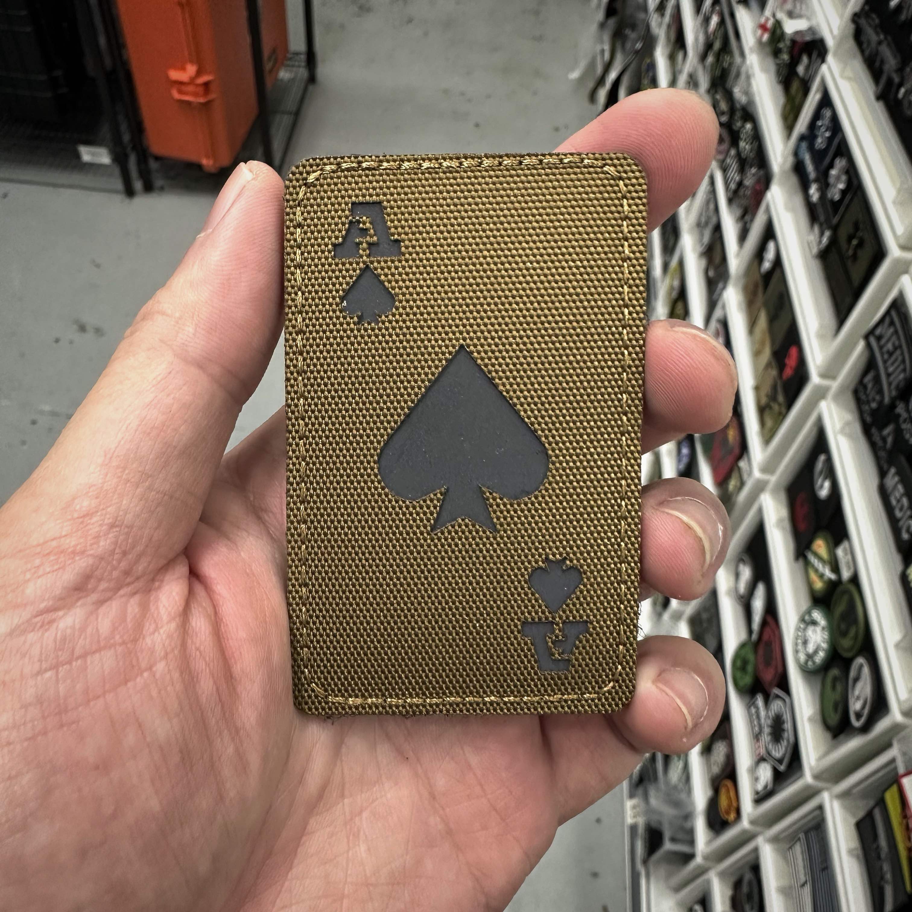 Laser Cut Patch - Ace Of Spades