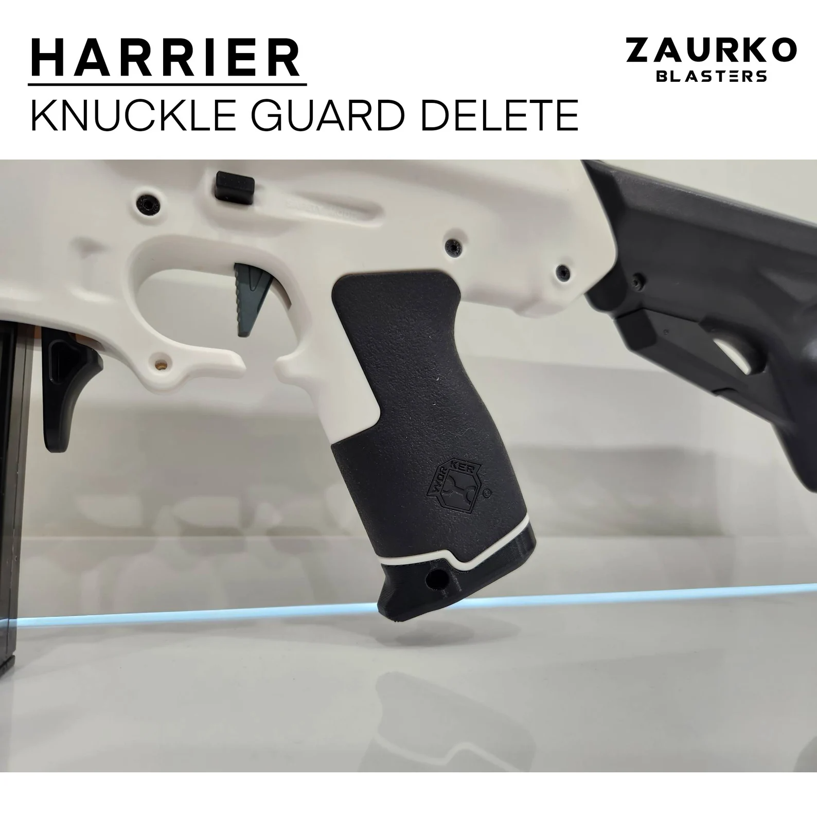 Zaurko Blasters - Harrier Knuckle Guard Delete (PLA+)