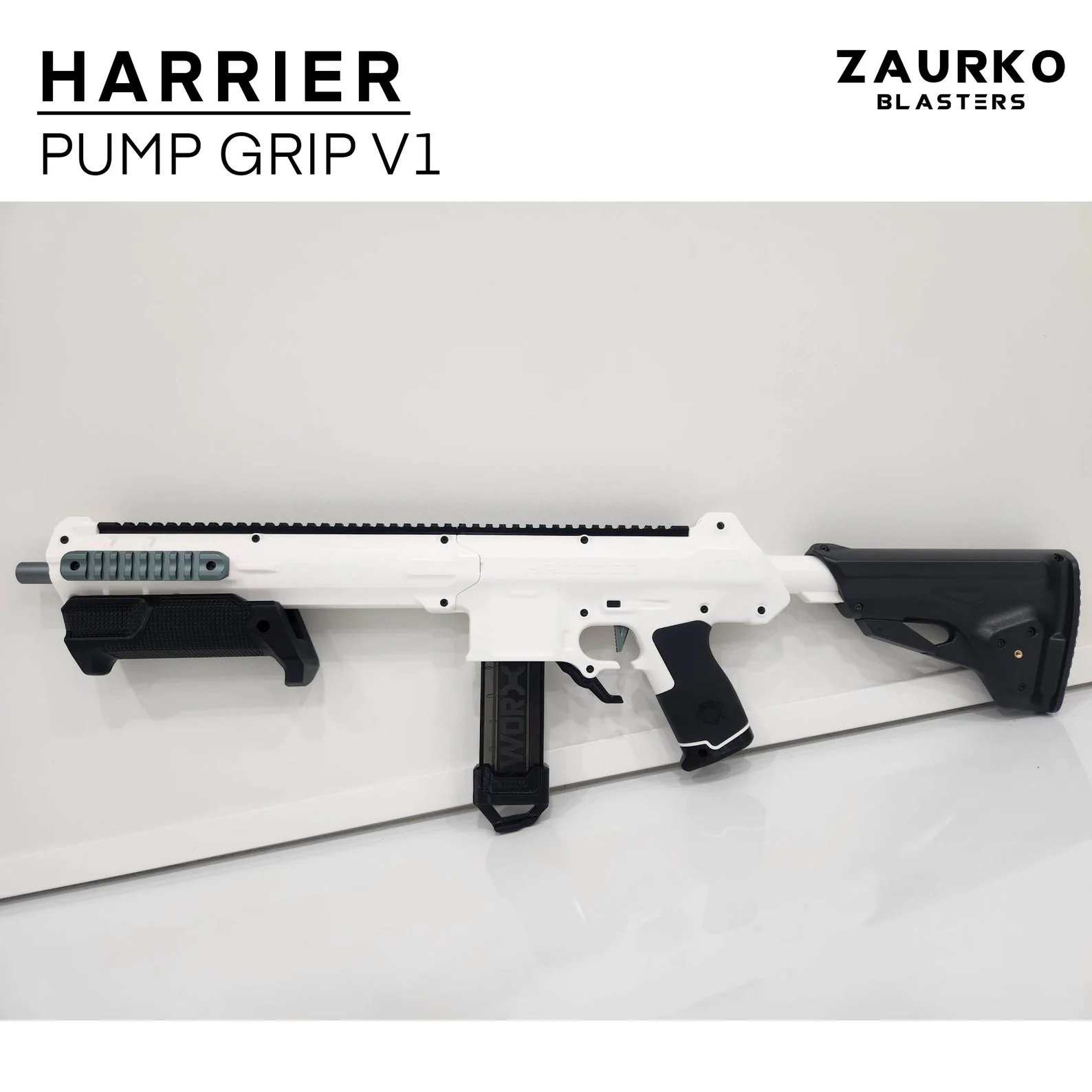 Zaurko Blasters - Harrier Pump Grip (PLA)
