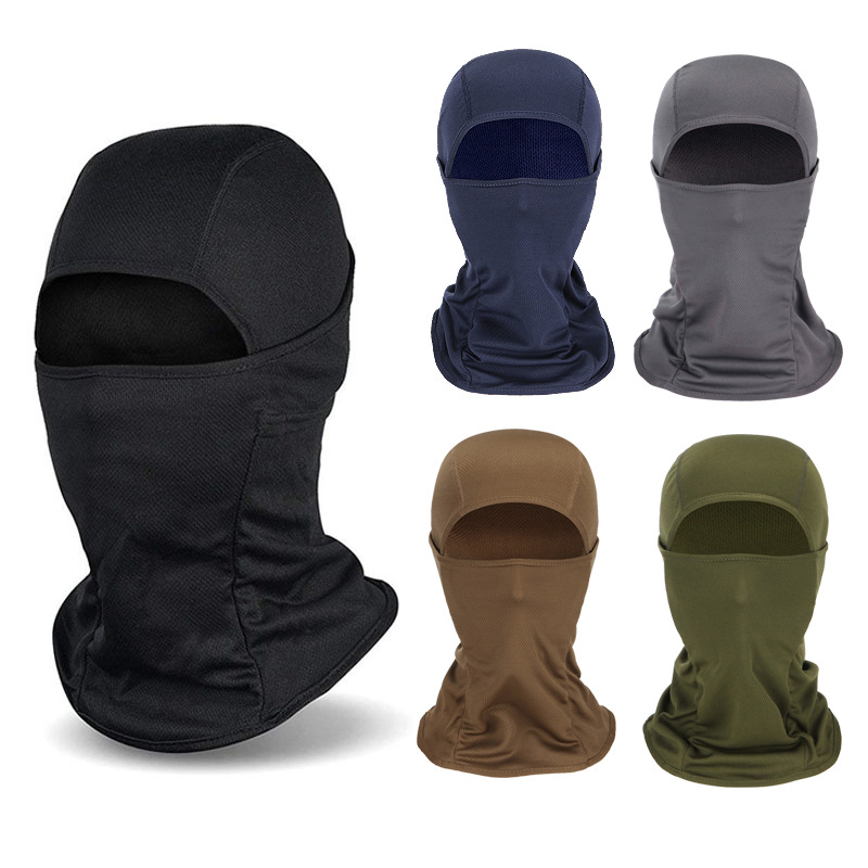 Black Stealth Dri Fit Ninja Style Balaclava