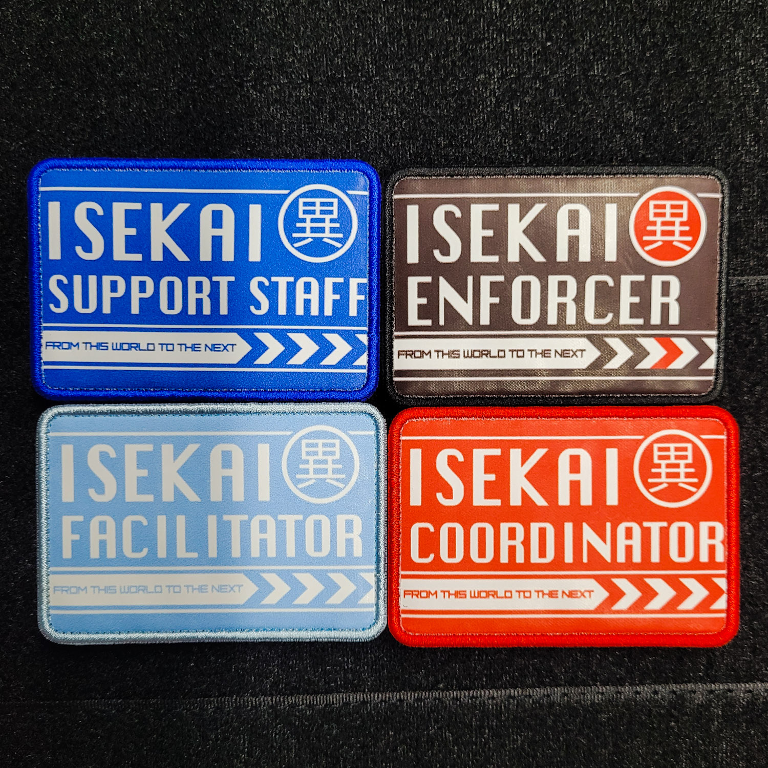 Printed Morale Patches - Isekai Corp Velcro Morale Patch - Isekai Series