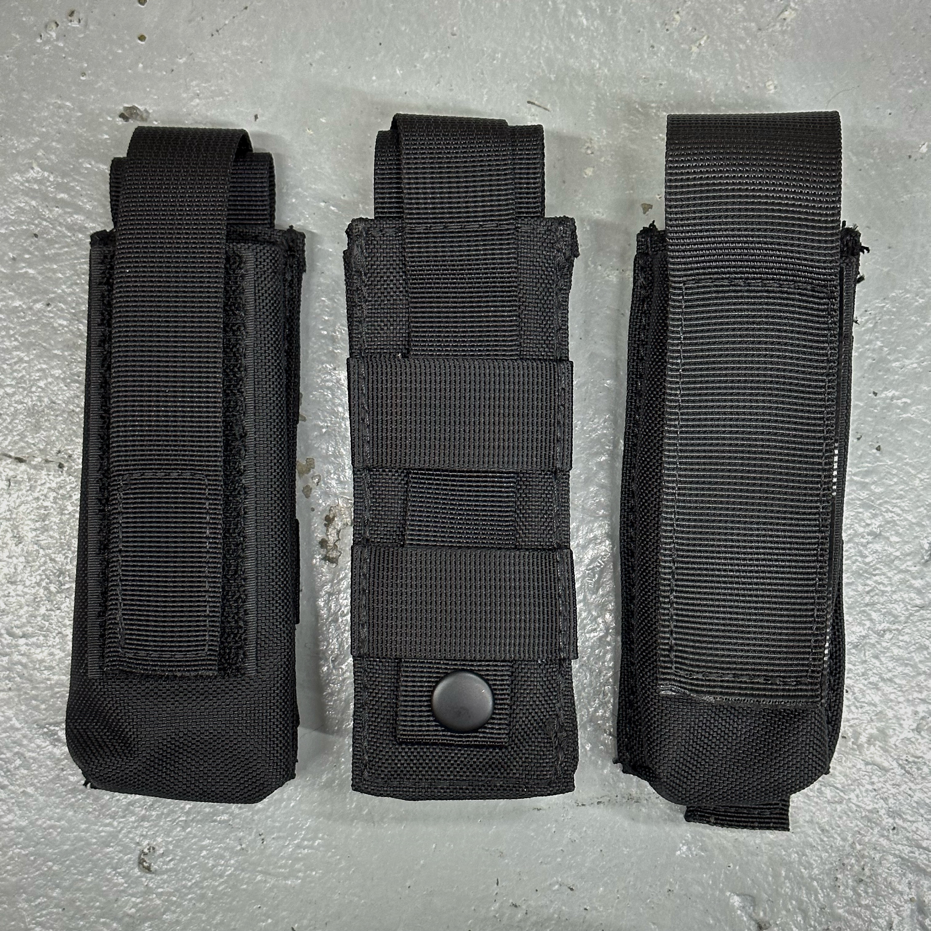 Black Stealth - Molle Flashlight/ASP Cuff Sheath 14x18 (ZJ132T)
