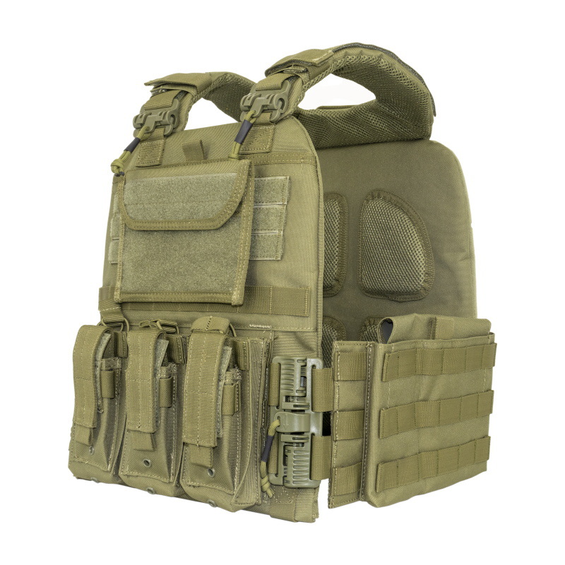 Black Stealth - Tactical Premium Plate Carrier Vest Break Away