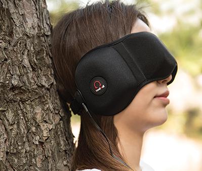 Travelmall - 3D Stereo Sleeping Mask with Integrated Headphones