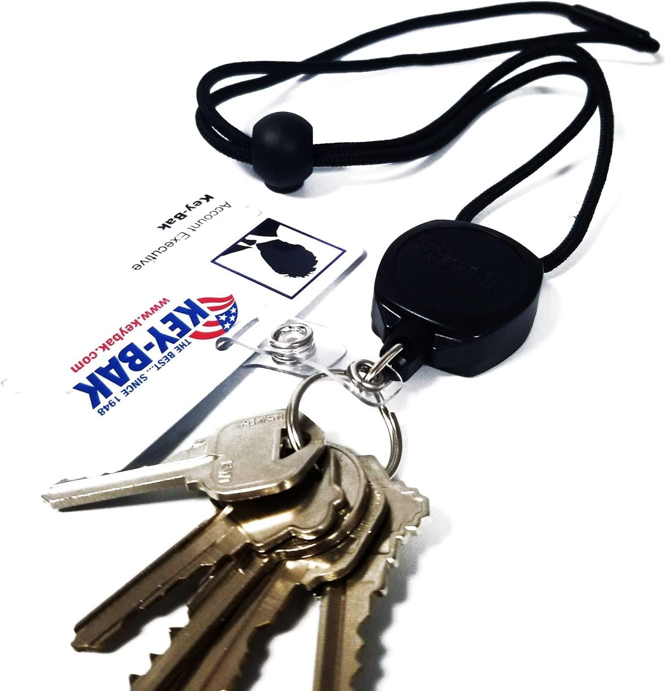 Retractable key hot sale chain lanyard