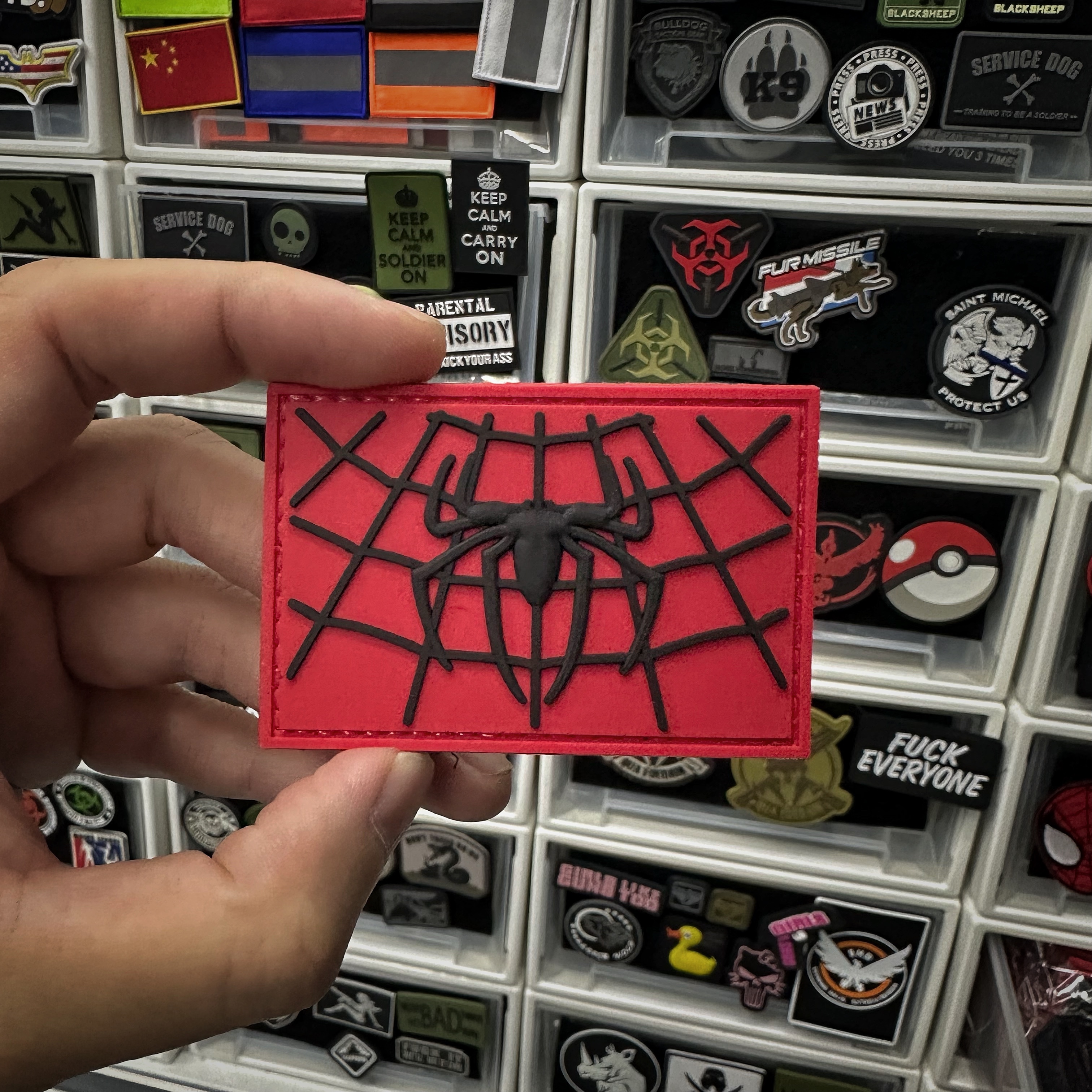 Rubber Patch - Spiderman Web