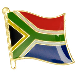 Collar Lapel Pin - Country Flag South Africa