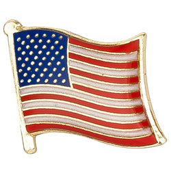 Collar Lapel Pin - Country Flag USA