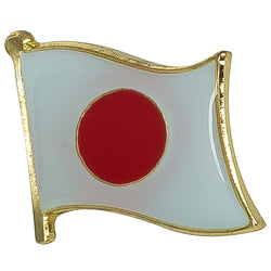 Collar Lapel Pin - Country Flag Japan