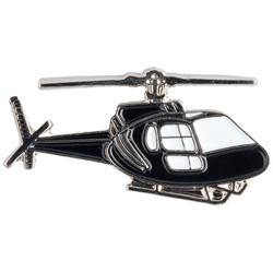 Collar Lapel Pin - Black Helicopter - Black-Tactical.com