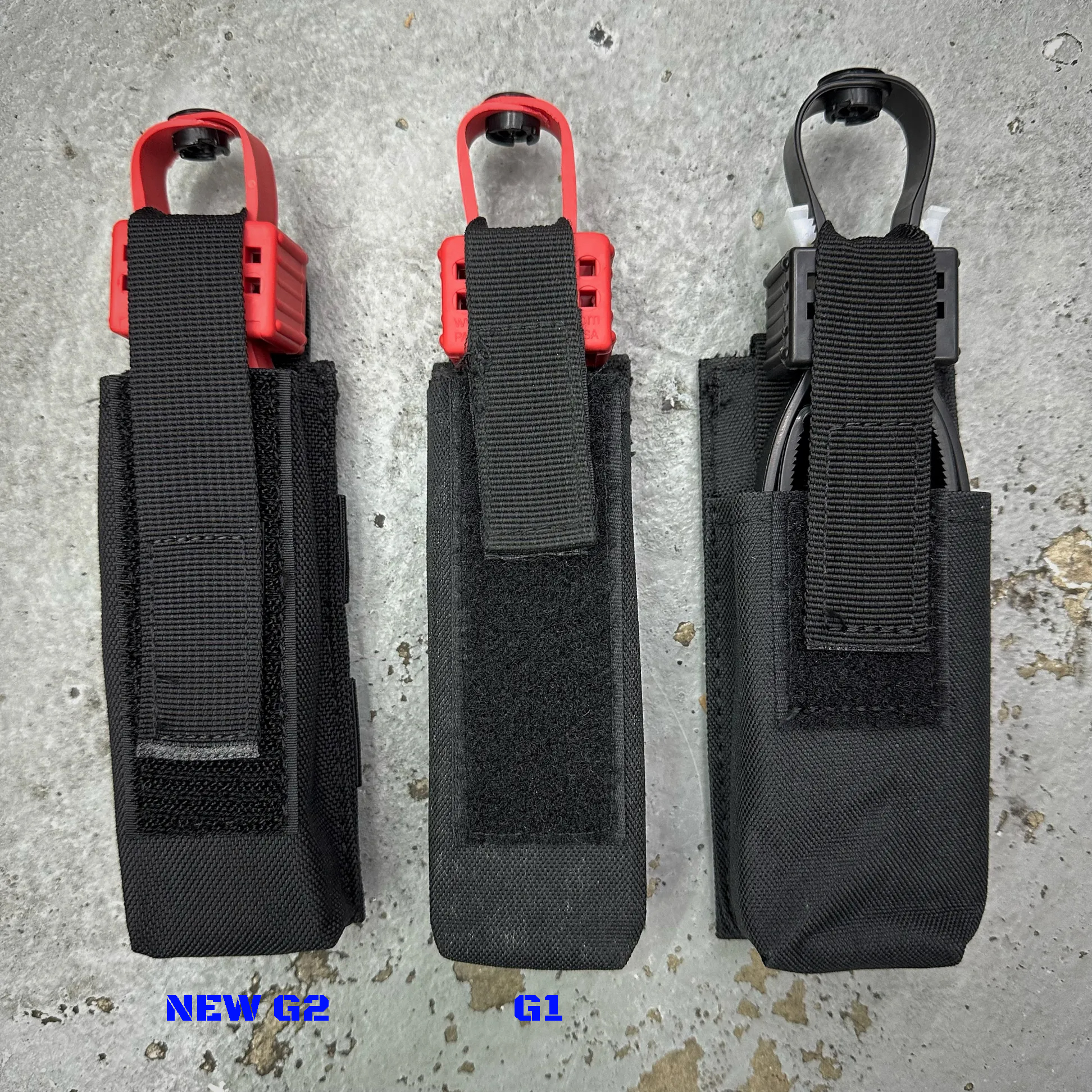 Black Stealth - Molle Flashlight/ASP Cuff Sheath 14x18 (ZJ132T)