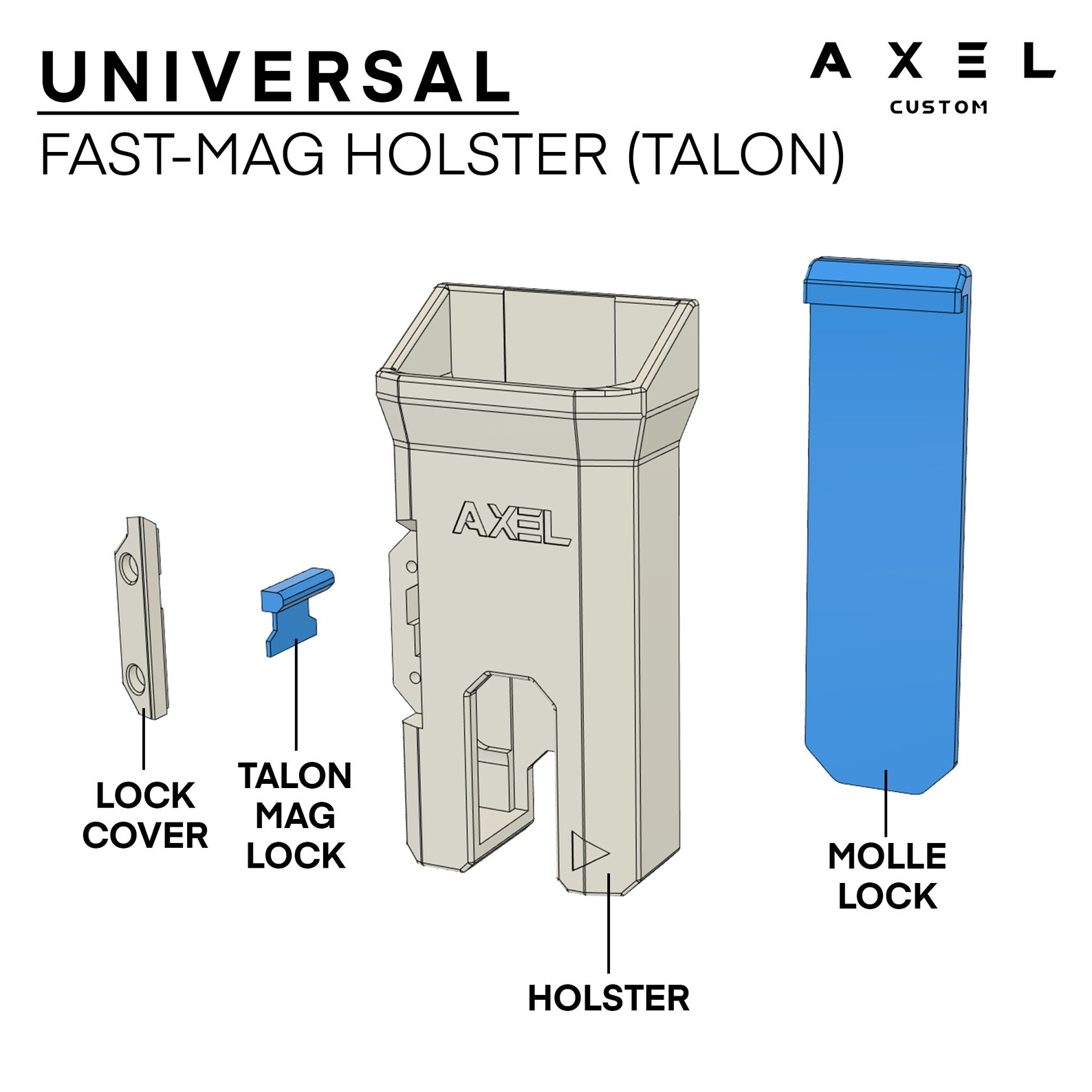 Zaurko Blasters - Talon Fast Mag Holster