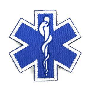 Embroidery Patch - Medical Star of Life - Black-Tactical.com