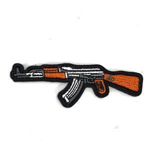 Embroidery Patch - Gun AK47 - Black-Tactical.com