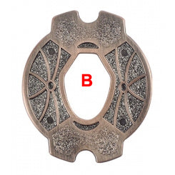 Dragon Steel - (SP-01P-12P) Katana Tsuba with Copper Coating
