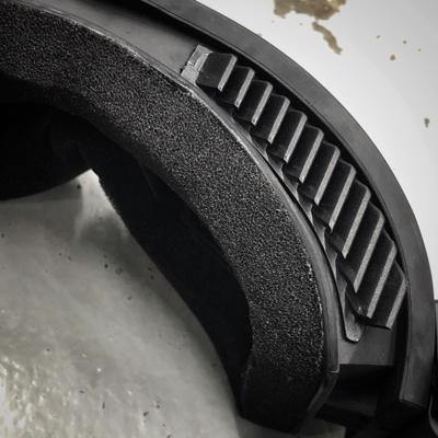 Black Stealth - Ballistic Asian Fit Goggles ANSI Z87.1+