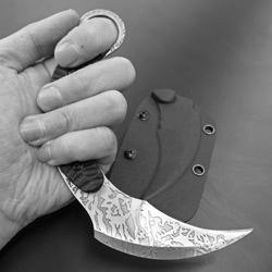 Black Stealth - Fixed Blade Karambit