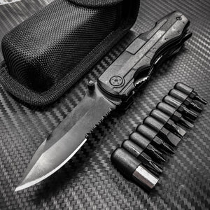 Black Stealth - Tactical Multitool (BSTM001) (Large Knife) V1.1
