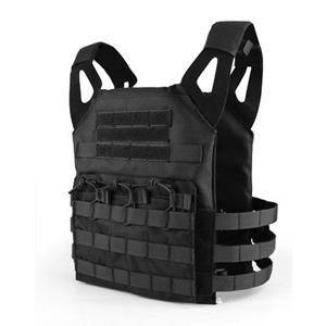 Black Stealth - Tactical Plate Carrier Vest - Black-Tactical.com