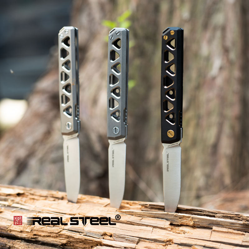 RealSteel -  Bruns Titanium Folding Knife