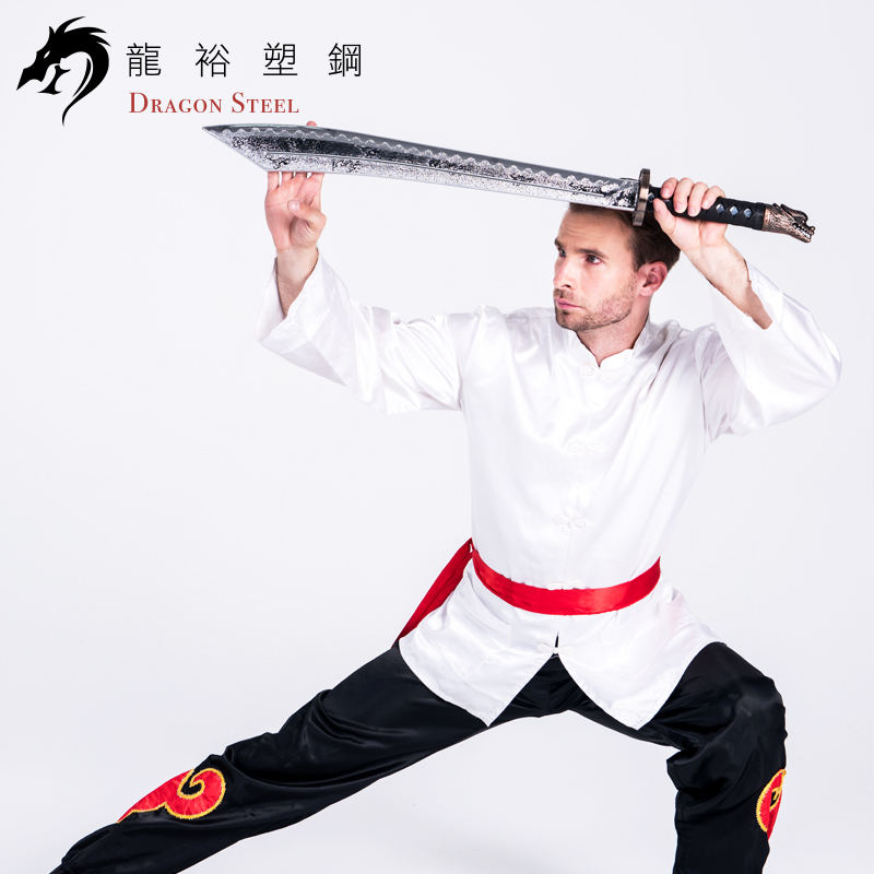 Dragon Steel - (CH-183P) Royal Guard Broadsword w/ Silver Blade