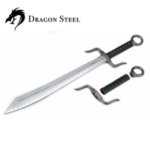 Dragon Steel - (CH-193P) Combat broadsword w/coated blade