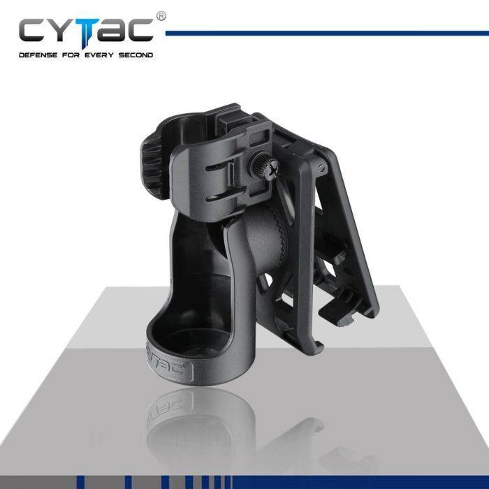 Cytac - CY-CN-FHB2 Universal Flashlight Fast Holder - Black-Tactical.com