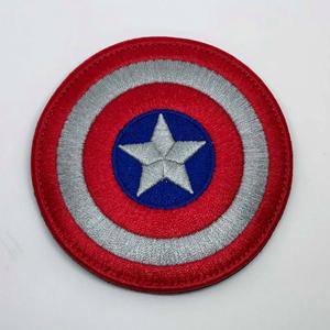 Embroidery Patch - Captain America Shield - Black-Tactical.com