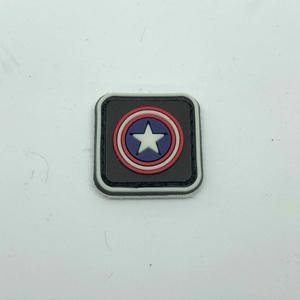 Rubber Patch - Captain America Shield (GITD) - Black-Tactical.com