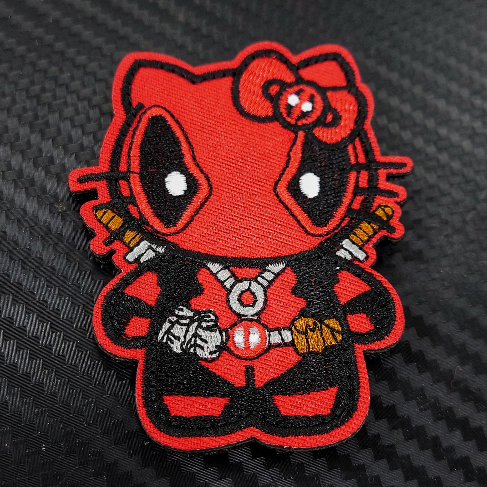 Embrodiery Patch - Hello Pussy Deadpool