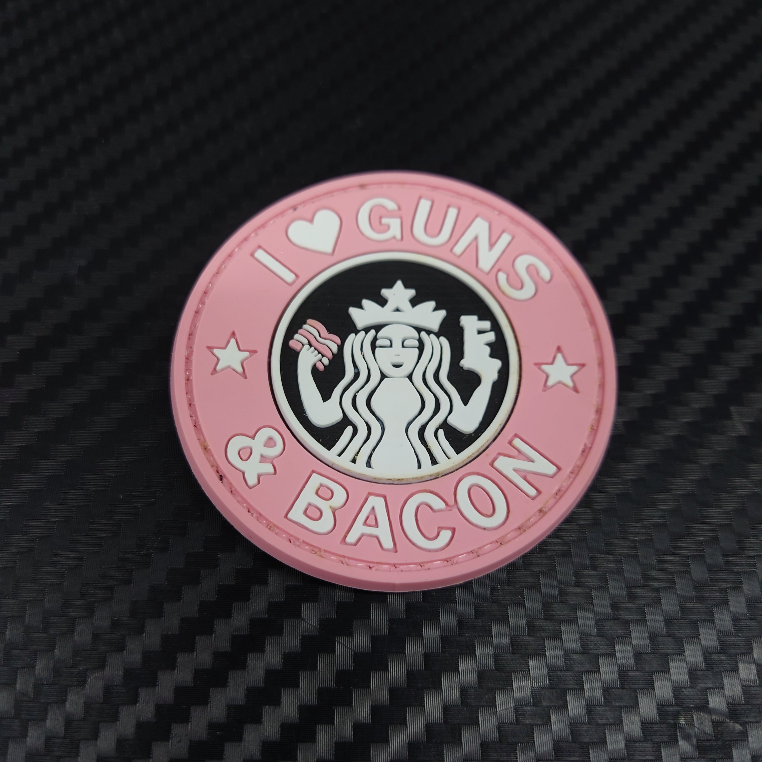 Rubber Patch - I Love Guns & Bacon