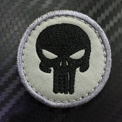 Embroidery Patch Velcro - Punisher Round