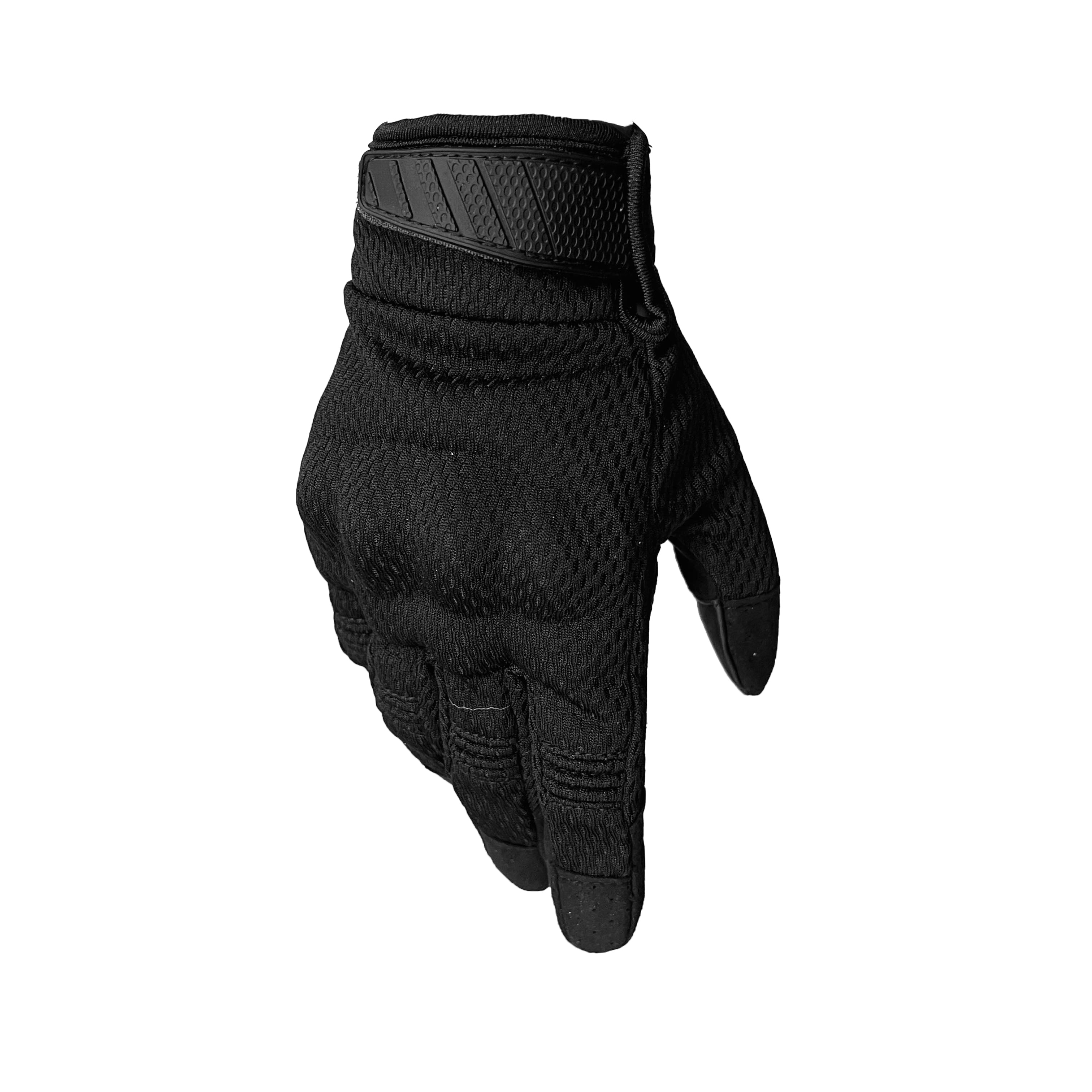 Black Stealth - Tactical Assault Hard Knuckle Touch Screen Glove V2