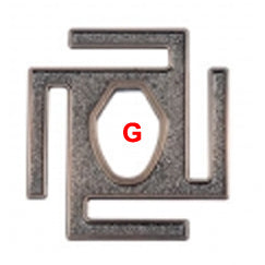 Dragon Steel - (SP-01P-12P) Katana Tsuba with Copper Coating