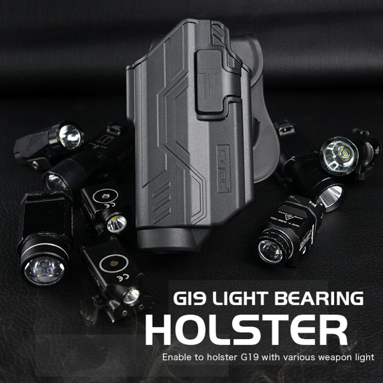 Cytac - CY-PL-G19G4 R Defender Light Bearing Holster for Glock 19