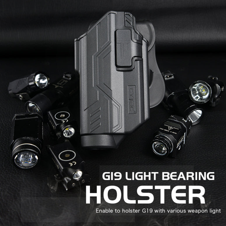 Cytac - CY-PL-G19G3 R Defender Light Bearing Holster for Glock 19