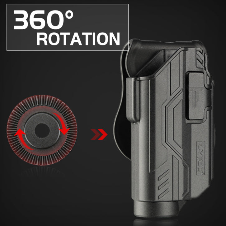 Cytac - CY-PL-G19G4 R Defender Light Bearing Holster for Glock 19