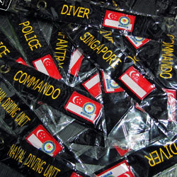 Gear Tag Embroidered Singapore