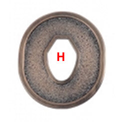 Dragon Steel - (SP-01P-12P) Katana Tsuba with Copper Coating