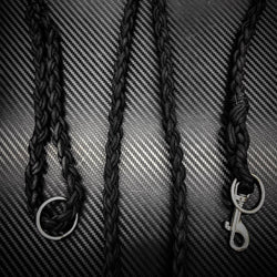 Heavy Duty 550 Paracord Dog Leash (304 Stainless Steel)