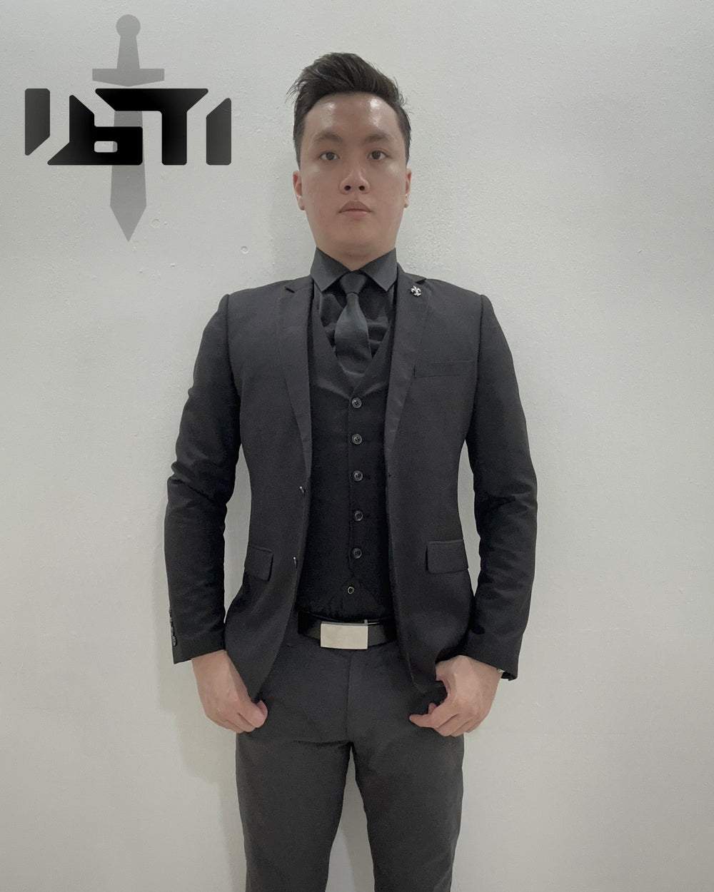 Black Stealth - Combat Formal Slim Fit Dress Shirt