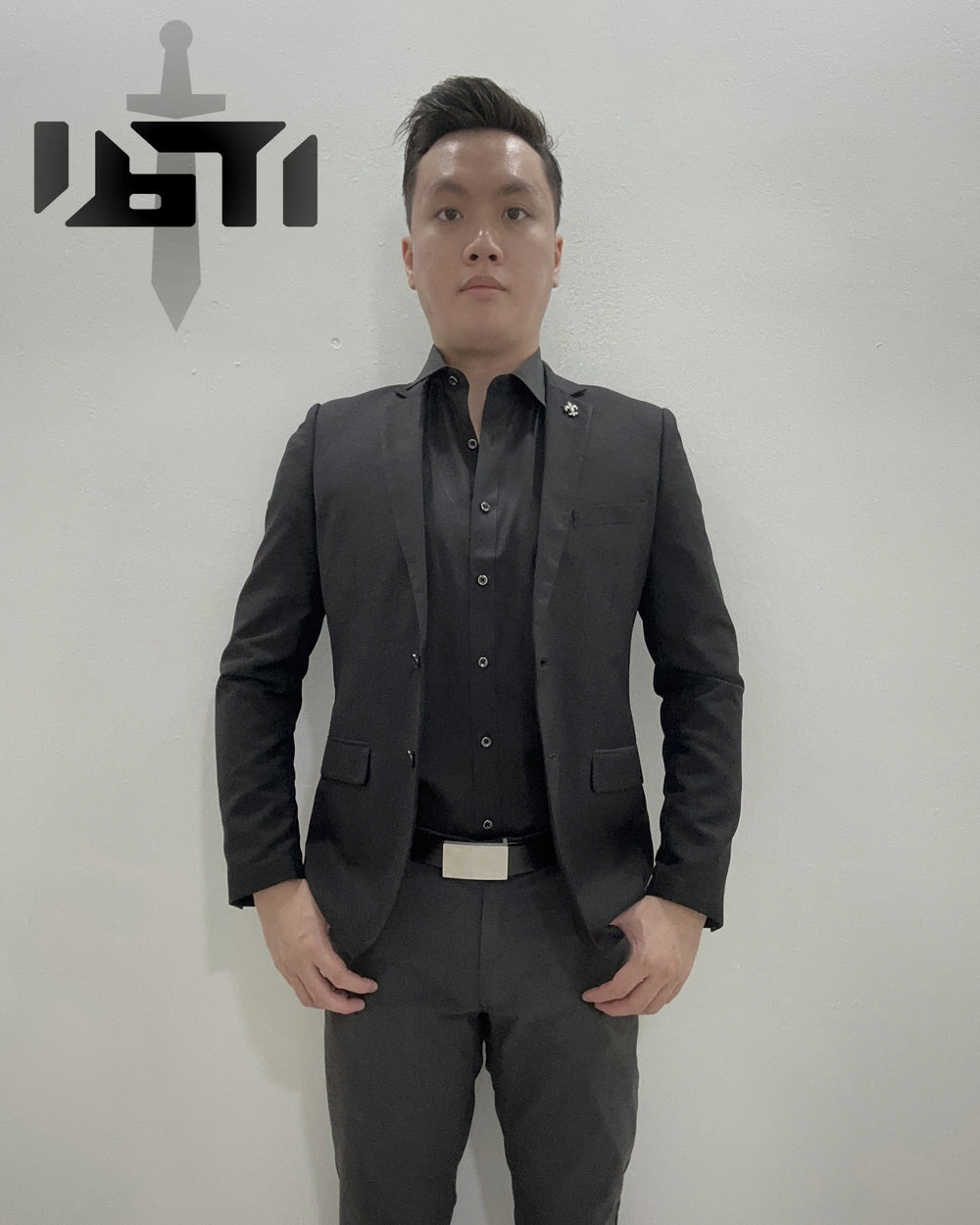 Black Stealth - Combat Formal Slim Fit Dress Shirt