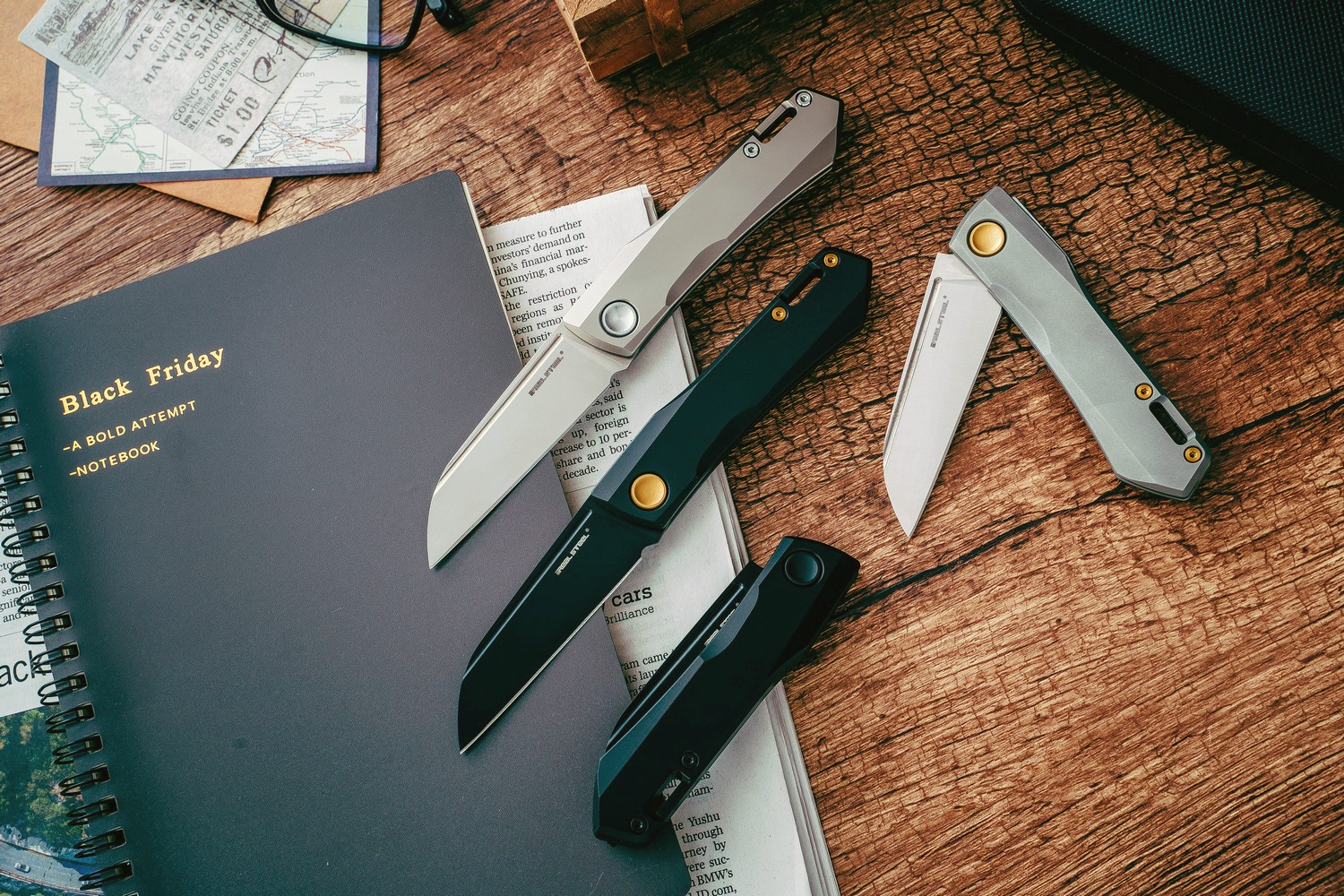 RealSteel -  Solis Titanium Folding Knife