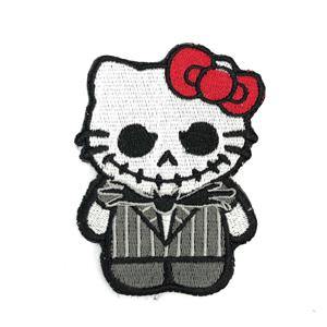 Embroidery Patch - HK Jack Skele Kitty - Black-Tactical.com