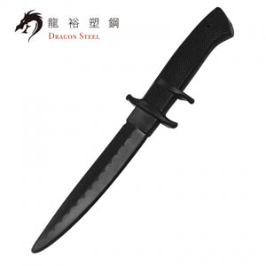 Dragon Steel - (KN-401-TPR-O) Black Bear Knife TPR