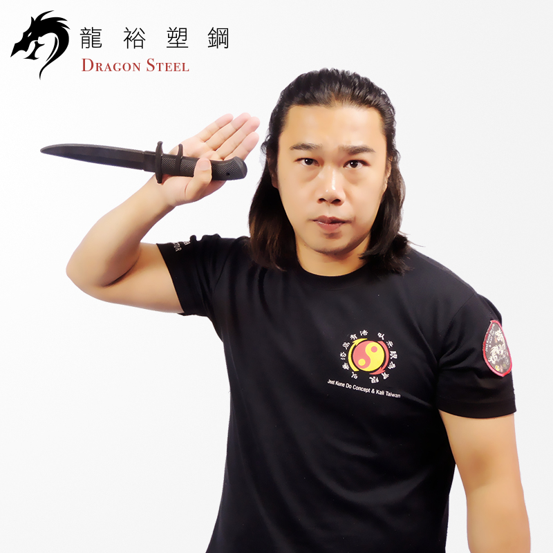 Dragon Steel - (KN-401-TPR-O) Black Bear Knife TPR