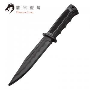 Dragon Steel - (KN-403-TPR) Tactical Knife - Black-Tactical.com