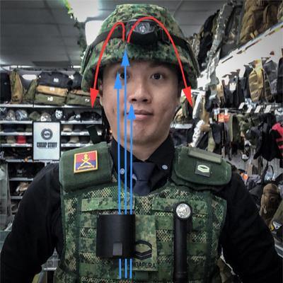 Black Stealth - LBV Molle Mounted Jet type Cooling Fan