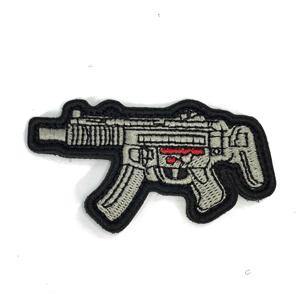 Embroidery Patch - Gun MP5A4 - Black-Tactical.com